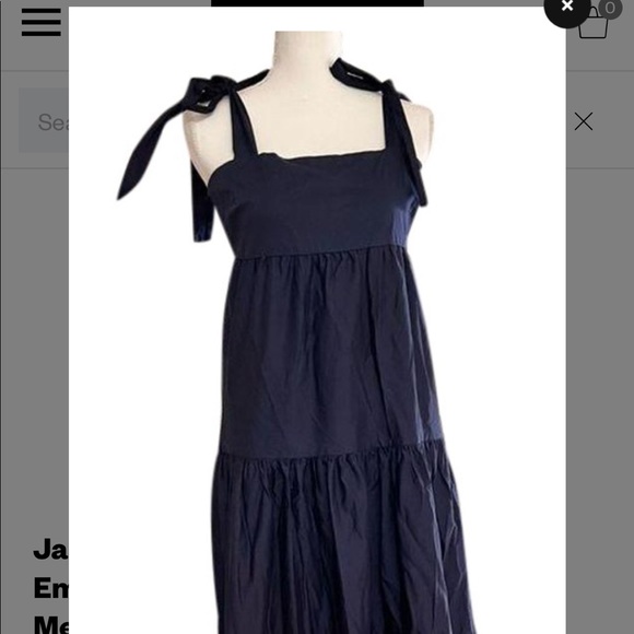 Jason wu navy maxi dress 👗 - Picture 4 of 4